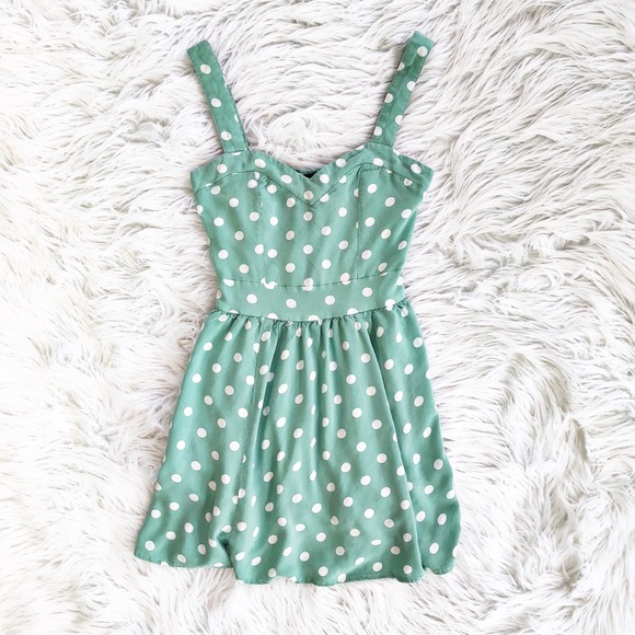 MINKPINK Dresses & Skirts - MinkPink Peppermint Patty polka dot dress